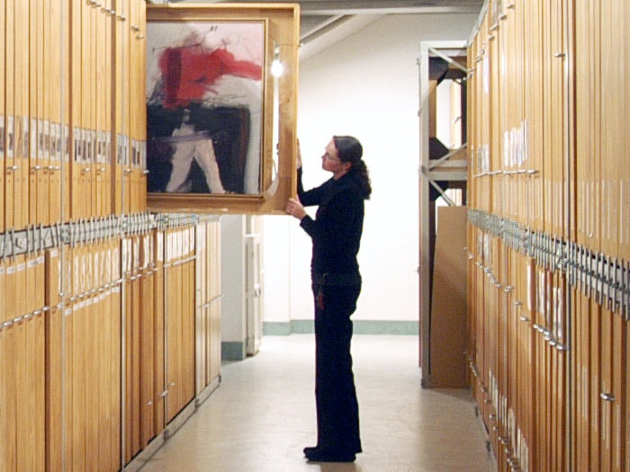 Art Storeroom. Photograph by Michael Hall. Te Papa Art Storeroom. Photograph by Michael Hall. Te Papa