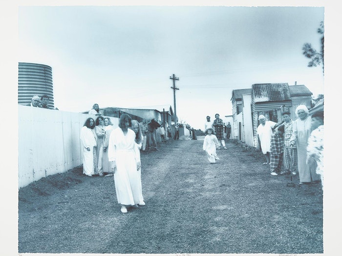 Tracey Moffatt, Up in the Sky #15, 1997, offset lithography, colour photograph. Purchased 2014. Te Papa (O.043070) moffatt-up-in-the-sky-15-tepapa-700x525.jpg