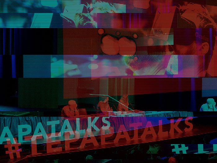 Edited version of a Te Papa Talks event, 2016. Photograph by Kate Whitley. Te Papa Collage of photos featuring Te Papa Talks events from 2016