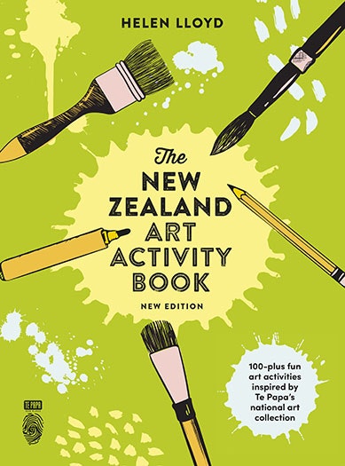 The New Zealand Art Activity Book front cover