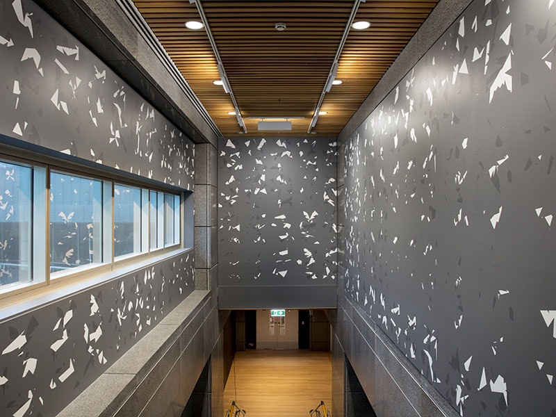 Jeena Shin, Movement image time. Te Papa (detail), 2018, waterborne enamel paint. Photograph by Maarten Holl. Te Papa art-renew-holl-39-800x600.jpg