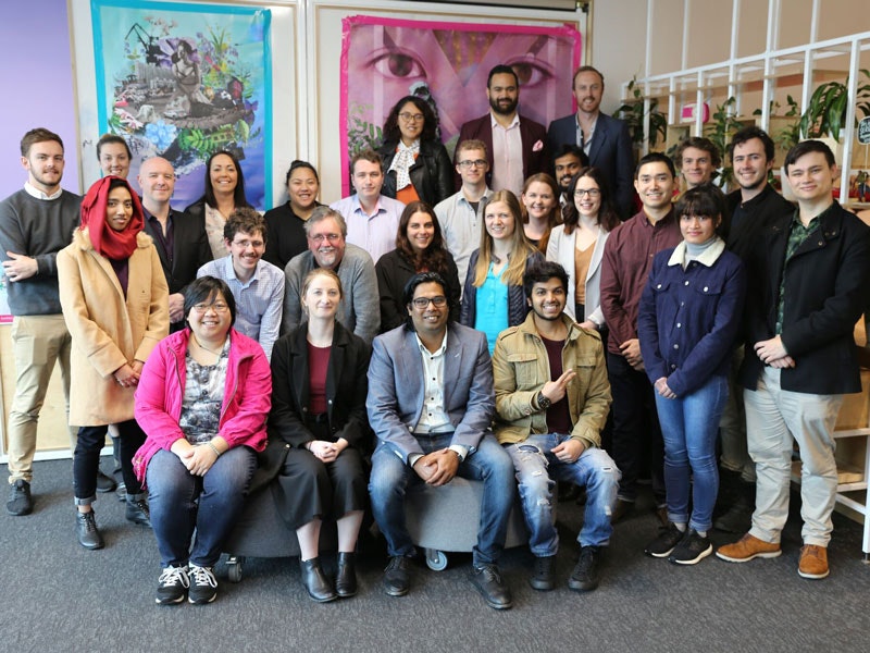 The 2018 Mahuki teams, 2018. Te Papa The 2018 Mahuki teams