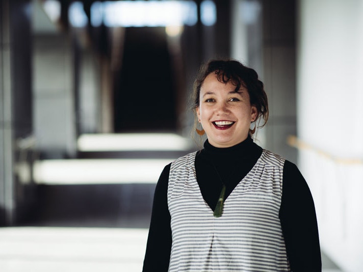 Matariki Williams, 2017. Photo by Tim Onnes. Te Papa Matariki Williams