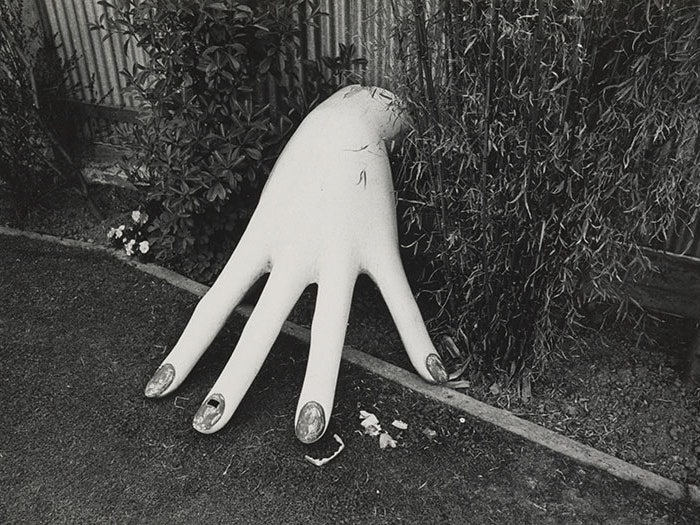 Len Wesney, Plaster hand, children’s play centre, Christchurch, 1972. Te Papa (O.028079) =""