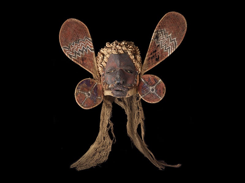 Malangan mask, about 1900, New Ireland, maker unknown. Gift of Alexander Turnbull, 1913. CC BY-NC-ND 4.0. Te Papa (FE001100) =""