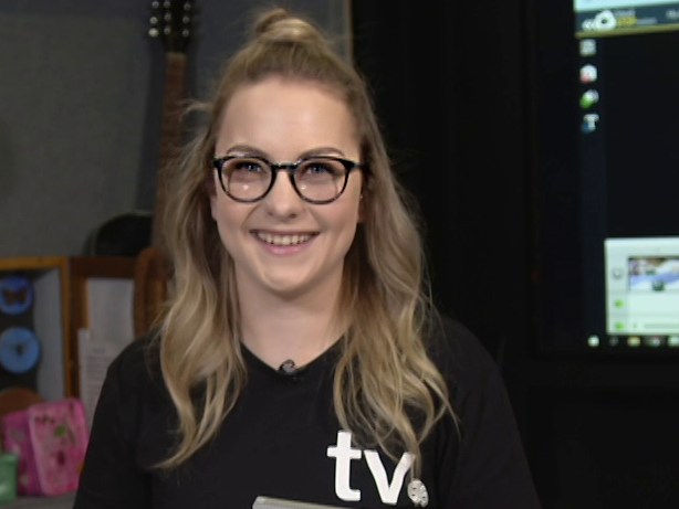 A still from Raranga Matahiko 7a and 7b. Te Papa A woman smiling at the camera
