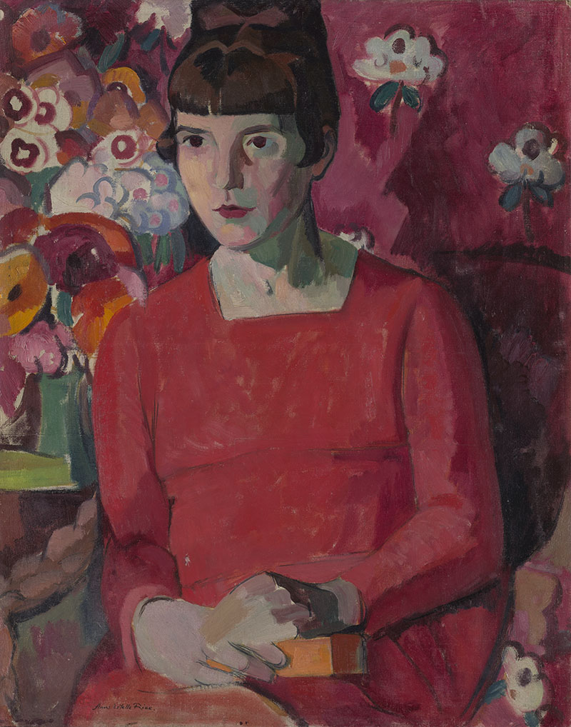 Portrait of Katherine Mansfield (listen to audio description below)