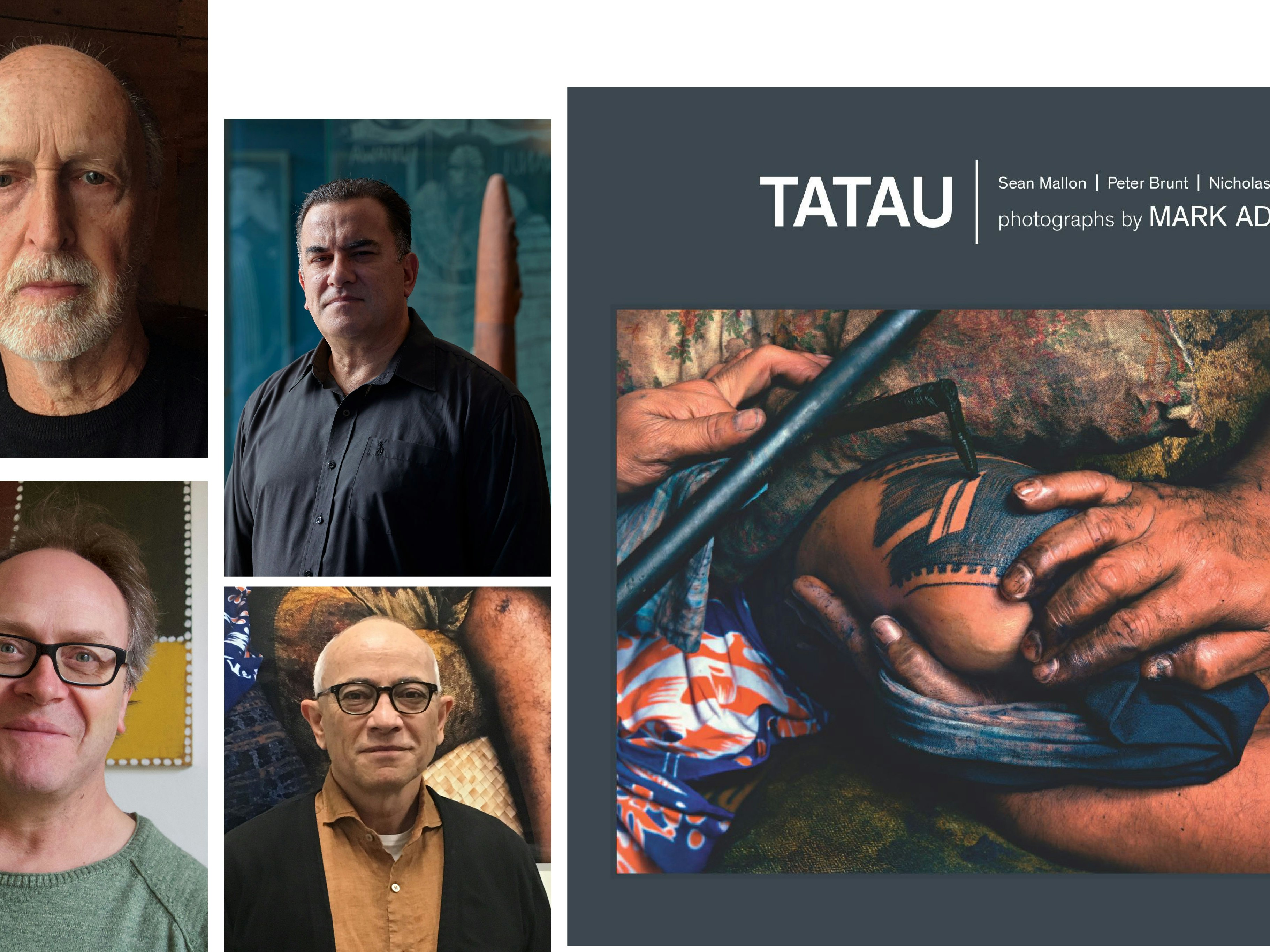 Q&A with the authors of Tatau: Samoan Tattoo, New Zealand Art, Global Culture Picture of authors and book cover