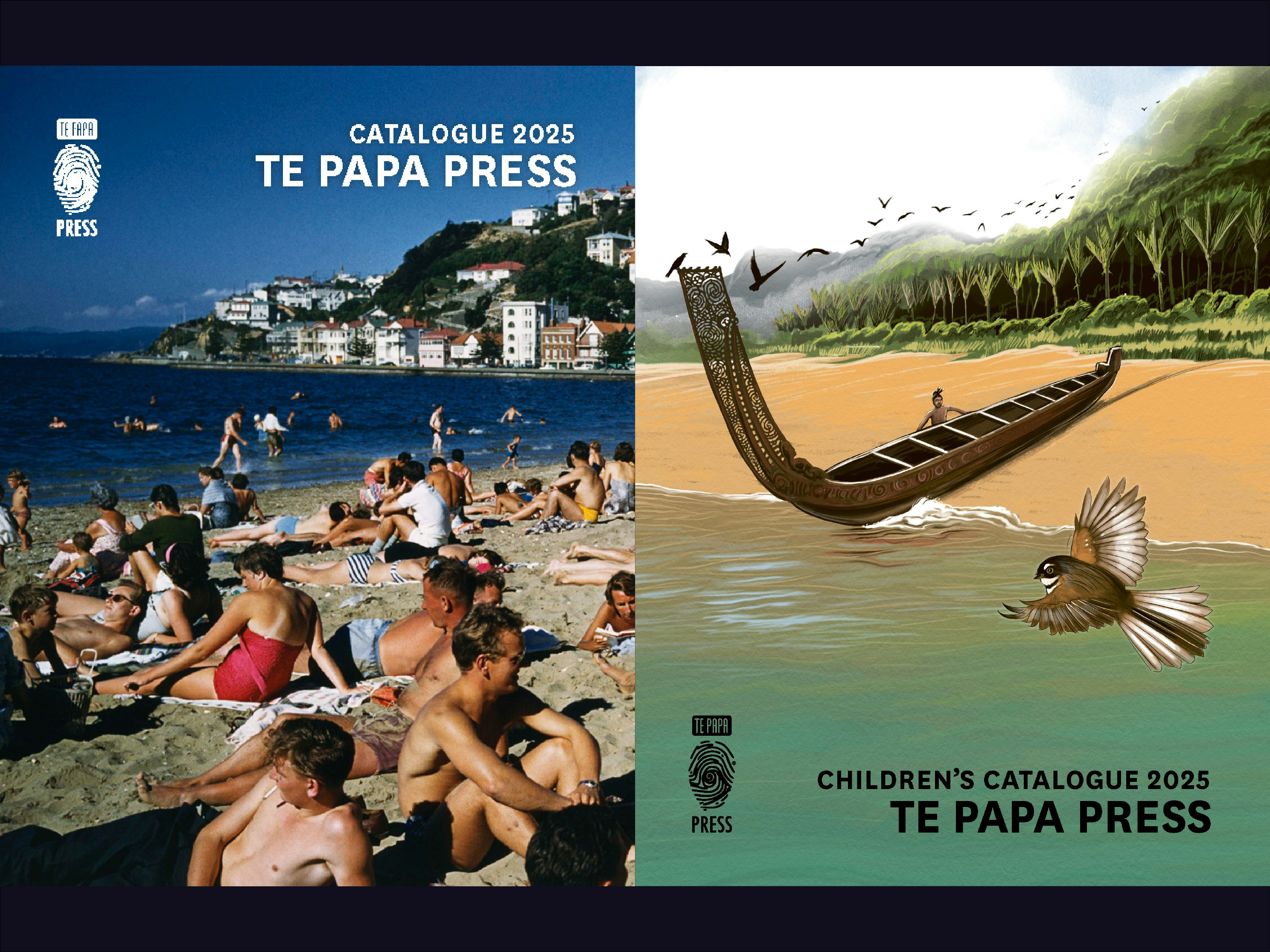 Te Papa Press catalogues covers of TPP catalogues