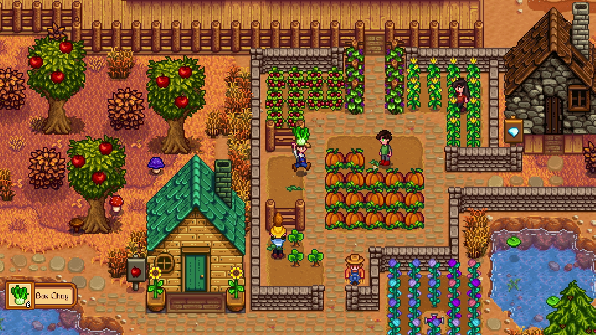 ACMI Game Worlds, Stardew Valley (2016-), screenshot courtesy of ConcernedApe.