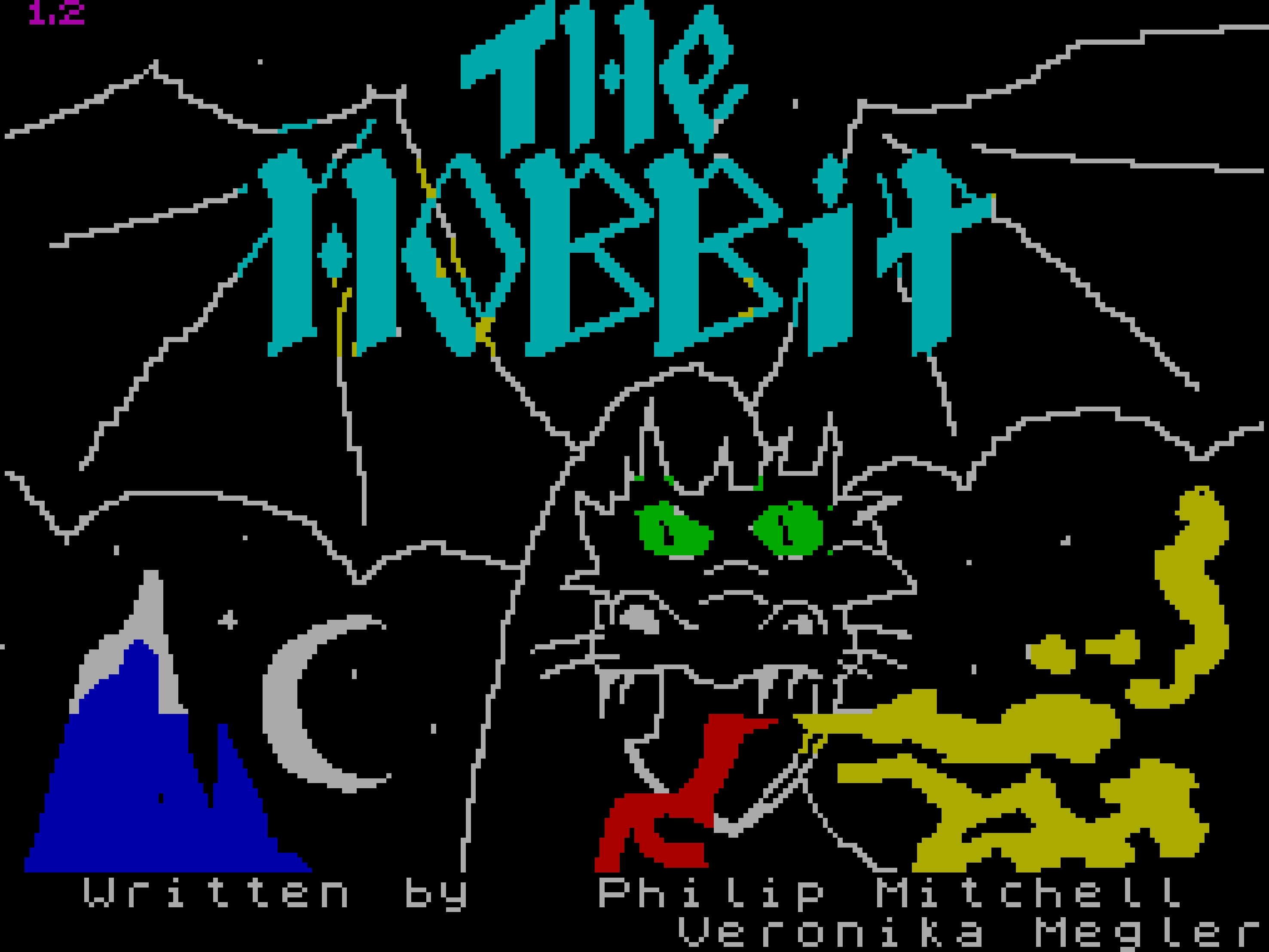 ACMI Game Worlds, The Hobbit (1982), screenshot courtesy of Beam Software, ACMI Collection.